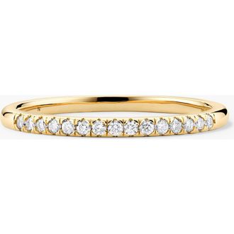 Mejuri Diamonds Team Ring in Yellow Gold by MEJURI at Nordstrom, Size 6