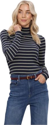 Tommy Jeans Dames, Truien, Blauw, Maat: M Katoen