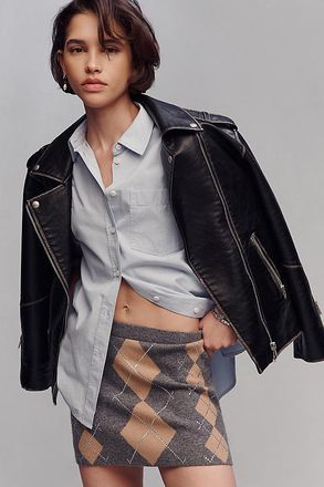 Retrof&ecirc;te Cecilie Wool Cashmere Mini Skirt