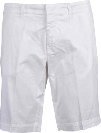 Fay Bermuda Shorts - Heren - Korte Broeken - Wit - W33 - Katoen - Korte Broeken