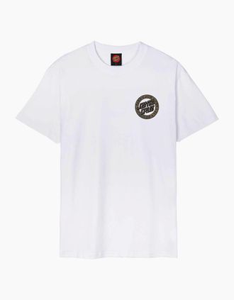 Santa Cruz Mens Santa Cruz Mens Loco Dot Short Sleeve T-Shirt - White - Size: 38