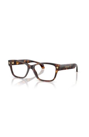 Versace 54mm Cat Eye optical glasses in Tortoise at Nordstrom
