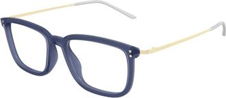 Gucci Glasses, male, Blue, 53 MM, Square Optical Frame