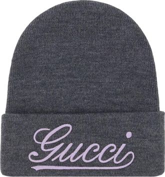 Gucci Logo Embroidery Beanie