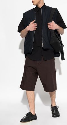 Jil Sander Down Vest, Mens, Navy Blue