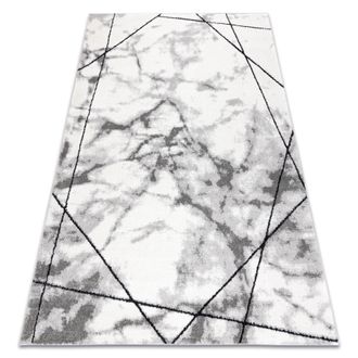 RugsX Rugsx - Alfombra Moderna Cozy Lina, Geom&eacute;trico, M&aacute;rmol - Structural Dos Niveles De Vell&oacute;n Gris Grey 80x150 Cm