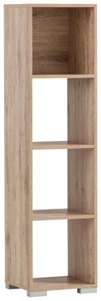 WELLTIME Ablageregal »Baku« Bücherregal, 36x142 cm, praktische offene Fächer, Made in Germany