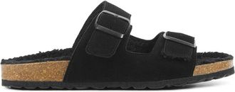 Lina Locchi Zwarte slippers - Dames - Sandalen - Zwart - 40 EU - Schoenen