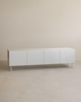 Deco Wood Mueble tv lacado en tono arena 160x40cm
