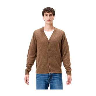Cycle Ivan Cardigan - Knitwear - Hombre - Marr&oacute;n - XL