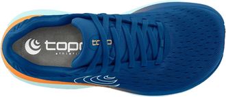 Topo Athletic Mens Topo Atmos Running Shoes In Blue/orange