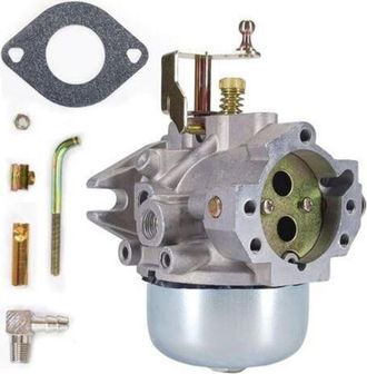 OEM Carburador Para Kohler K321 K341 De Hierro Fundido De 14 Hp Y 16 Hp Con Kit De Juntas, Eje De Estrangulador K241, Reemplaza 45 853 09-s