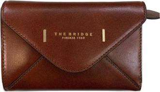 The Bridge leather wallet - Marrone