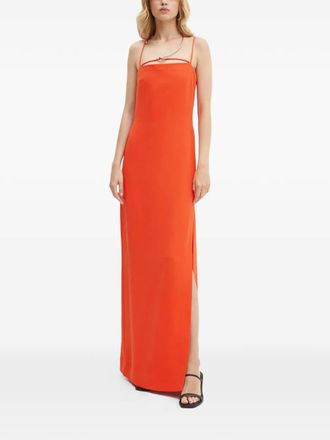 Stine Goya Sofie strap cut-out maxi dress - Orange