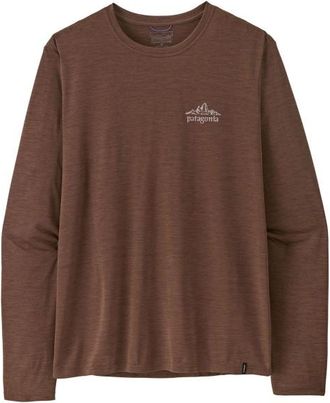 Patagonia L/S Cap Cool Daily Shirt Cloud Crag Funktionsshirt f&uuml;r Herren | braun