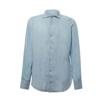 Eleventy Casual Shirts, male, Blue, Size: 3XL Dandy Shirt