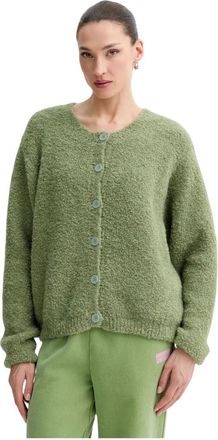 American Vintage Zolly Cardigan - Dames - Vesten - Groen - M/L - Wol - Truien & Vesten
