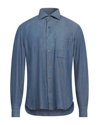 LUIGI BORRELLI NAPOLI TOPWEAR - Denim shirts sur YOOX.COM