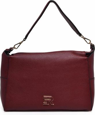 Ermanno Scervino Red Polyurethane Victoria Shoulder Bag