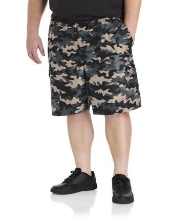 Reebok Big & Tall Performance Ripstop Camo Cargo Shorts in Gritty Grey Camo at Nordstrom, Size 4X Big