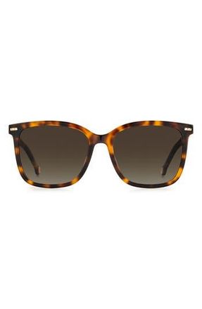 Carolina Herrera 57mm Square Sunglasses in 0C1H-Ha at Nordstrom Rack