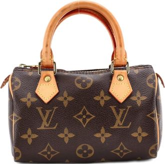 Louis Vuitton Speedy Mini HL Handbag Monogram Canvas satchel - Bruin