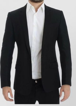 Dolce & Gabbana silk blend slim-fit blazer