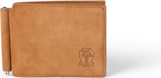 Brunello Cucinelli Nubuck wallet in Cognac at Nordstrom