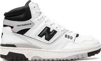 New Balance 650 White/Black high-top sneakers - unisex - Leather - 8.5