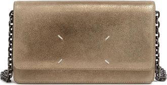 Maison Margiela Portafoglio Four Stitches con catena - Oro