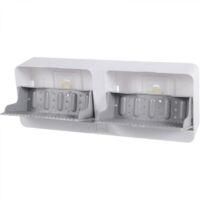 OEM 1 Estanter&iacute;a De Pared De Pl&aacute;stico - Sistema De Drenaje Para Cocina Y Ba&ntilde;o - Dos Tonos De Gris Para Facilitar El Almacenamiento Y La Limpieza - Crezuo