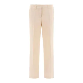 F.it Pantalones rectos - Trousers - Mujer - Rosa - 2XL