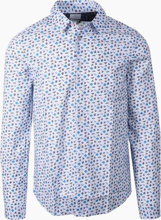 Paul Smith Mens PAUL SMITH LS TAILORED FIT SHIRT LIGHT BLUE - Size: 44