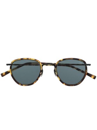 Eyevan 7285 tortoiseshell-frame sunglasses - Black