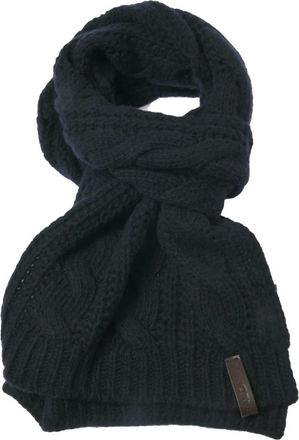 Baldinini Wol Sjaal - Heren - Accessoires - Blauw - Maat: ONE Size Wol
