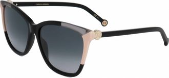 Carolina Herrera Womens 58mm Black Sunglasses CH0052-S-KDX-58