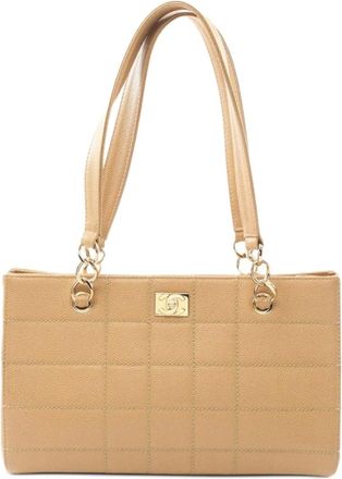 Chanel Borsa a spalla Chocolate Bar 2002-2003 - Toni neutri