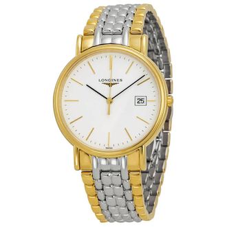 Longines Presence White Dial Stainless Steel Bracelet Mens Watch L4.790.2.12.7
