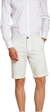 Mason's London Chino Bermuda - Heren - Korte Broeken - Blauw - S - Katoen - Korte Broeken