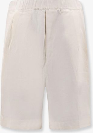 Laneus Bermuda in viscosa e lino - LANEUS - gender_Man