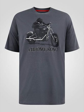 D555 Craig Gorilla Biker Printed T-shirt