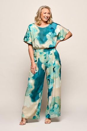 Mart Visser Abigail Print Top Blauw Maxi
