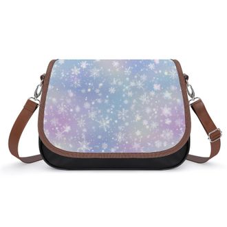 Generic Snowy Crossbody Bags for Women Shoulder Messenger Bag Purse Handbags