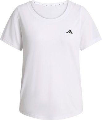 adidas Workout Essentials Scoop Neck T-Shirt Funktionsshirt f&uuml;r Damen | wei&szlig;
