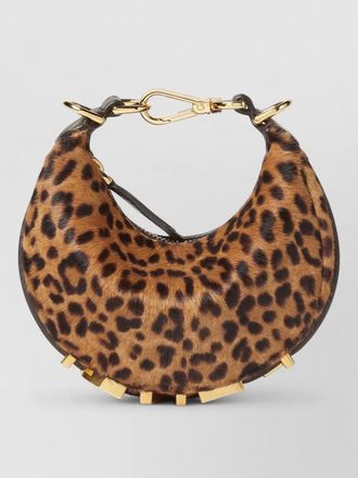 Fendi nano belt bag cavallino pattern logo