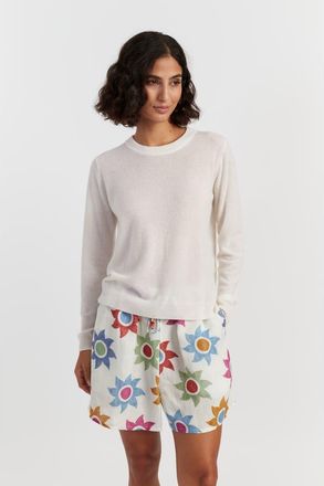 Chinti and Parker Air Cashmere Sweater in Cream at Nordstrom, Size X-Small