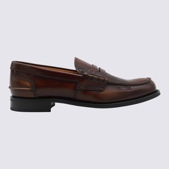 Churchs Flat Shoes Tabac