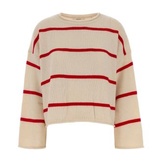 Frame Denim De Rolled Hem Sweater - Dames - Truien - Beige - Maat: XS Kasjmier
