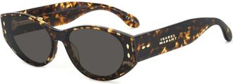 Isabel Marant Havana Grey Zonnebril IM 0185/G/S - Dames - Zonnebrillen - Bruin - 64 MM - Accessoires