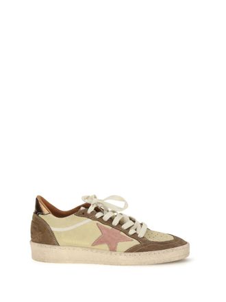 Golden Goose Brown Ball Star Sneakers